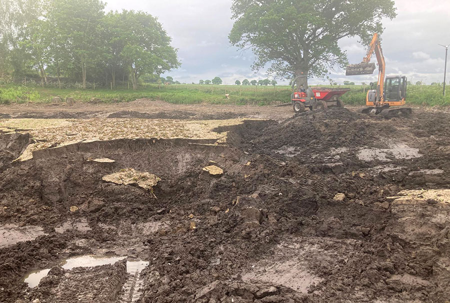 Fishing Lake Restoration Project, Mannington, Norfolk