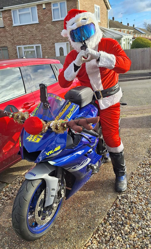 Motorcycle Santa Norwich