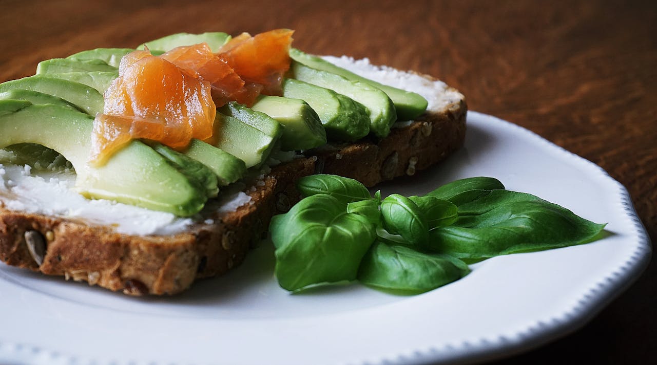 Salmon on toast